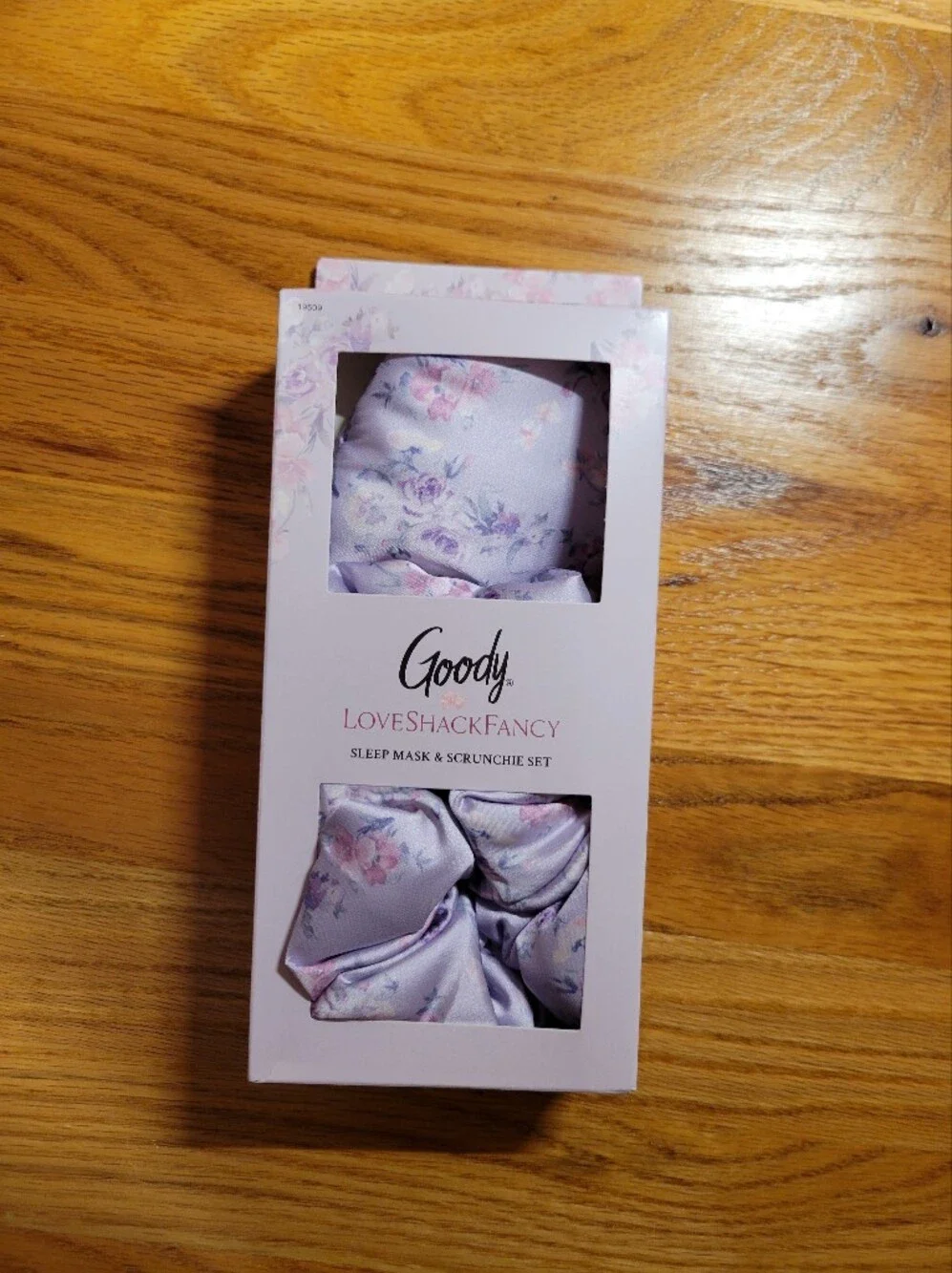 NWT Limited LoveShackFancy x Goody Sleep Mask & Scrunchie Set Hibiscus- HTF